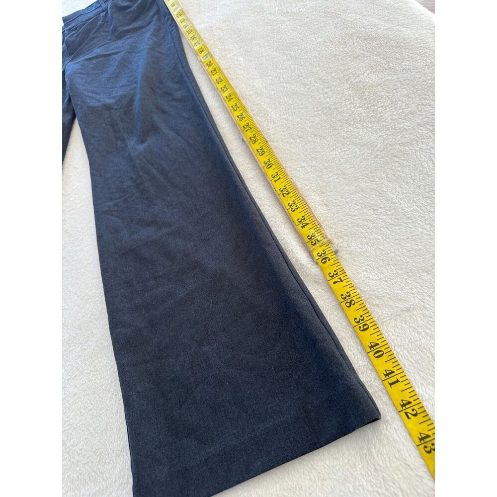 AB STUDIO waist elastic band gray charcoal pant women size 8 - Picture 4 of 14